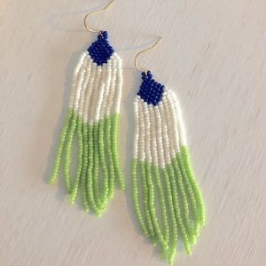 Beaded Tassel Earings